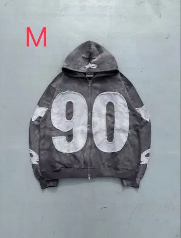 9090 더블 지퍼 후드티