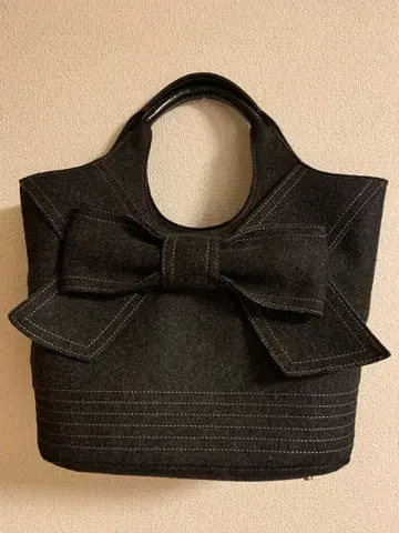 케이트 스페이드 펠트 리본 토트백