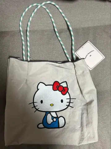헬로키티 나일론 자수 토트백 에코백 산리오