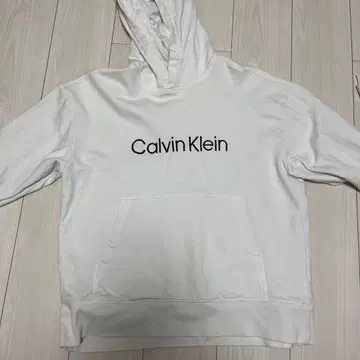 캘빈 클라인 화이트 후드티