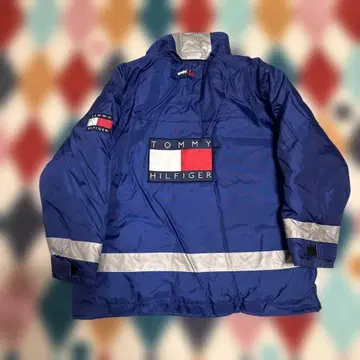 TOMMY HILFIGER 다운 자켓 파랑 90년대
