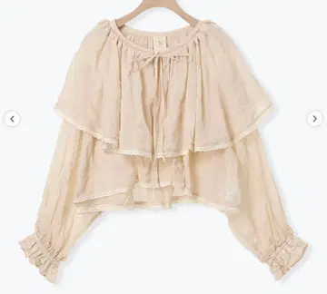 최종 가격 사만사 모스모스 x kazumi 케이프 포함 볼레로 베이지