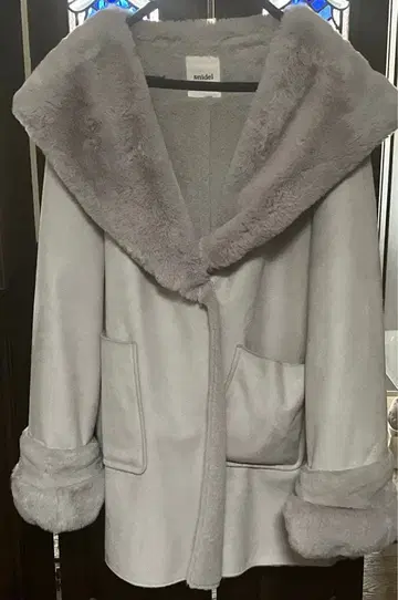 SNIDEL (snidel) 인조 모피 무스탕 코트