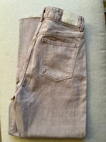 ZARA 베이지 스트레이트 데님