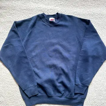 [ BVD / PREMIUM FLEECE / XL ] 네이비 무지 맨투맨