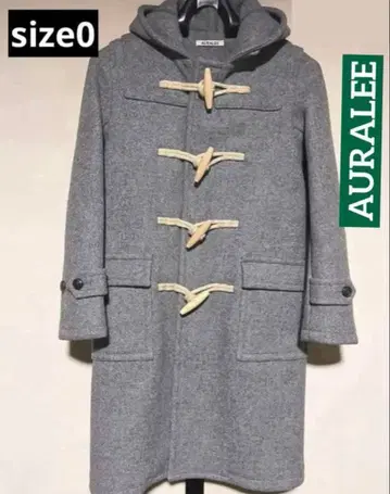 초 메루카리 시 AURALEE 헤비 멜톤 더플 코트 0