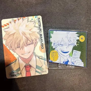 히로아카 원화전 명언 아크릴 배지 바쿠고 카츠키 마그넷 스티커 컬렉션