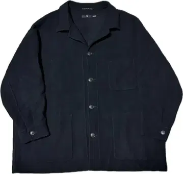 UNIQLO +j 울 블렌드 오버사이즈 셔츠 자켓 블랙 [ 4XL ]