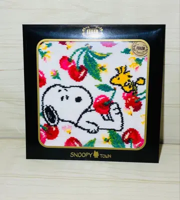 FEILER x SNOOPY 타월 손수건 체리 패턴 완판템