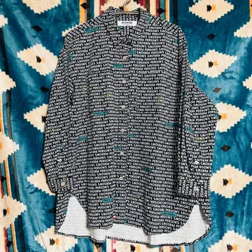 [ 미사용 새상품 ] PERSON'S 로고 프린트 긴팔 셔츠 M