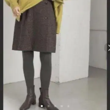 URBAN RESEARCH 타원형 스커트