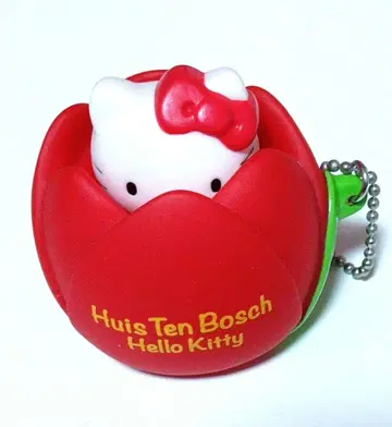 산리오 헬로키티 하우텐보스 한정판 장미 마스코트 키링