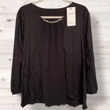 인디비 펄 장식 티셔츠 44 새상품