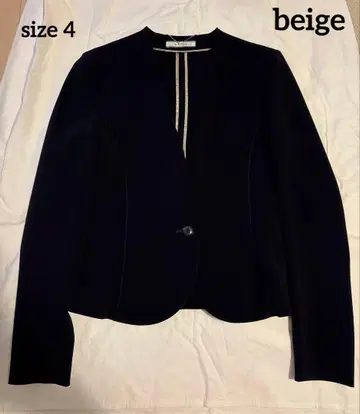 [ beige ] 노카라 자켓 테일러드 자켓