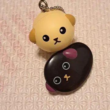 콩시바 강아지 스퀴즈 마스코트 키링 클립 헤이세이 레트로 콩시바