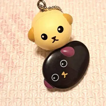 콩시바 강아지 스퀴즈 마스코트 키링 클립 헤이세이 레트로 콩시바