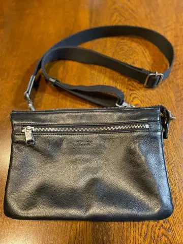 울티마 도쿄 천연 가죽 가죽 숄더 백