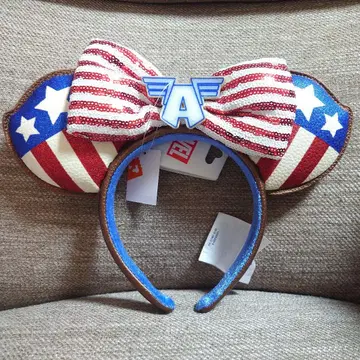 [일본 미발매] 홍콩 MARVEL 마블 캡틴 아메리카 머리띠