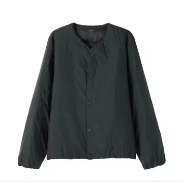 무인양품 경량 다운 포켓터블 노카라 자켓