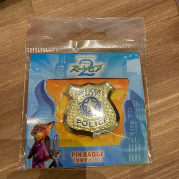 미개봉 새상품 주토피아2 경찰관 배지 주디 핀 배지 핀즈