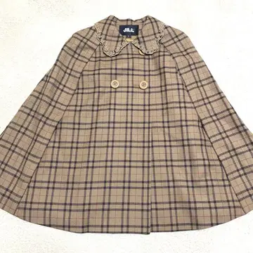 질 바이 질 스튜어트 더블 버튼 판초 아우터