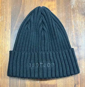 BOUTIQUE COTTON KNIT CAP BLACK 카네코 메구미