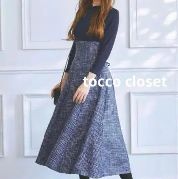 토코 클로젯 트위드 원피스 정가 8000엔 정도