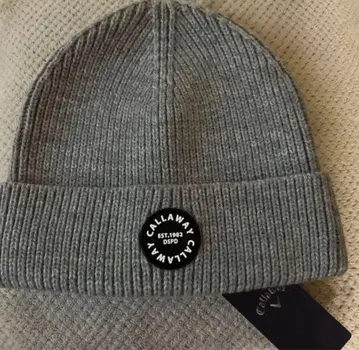 새상품 2024 AW 캘러웨이 골프 니트 모자 남성/여성 그레이