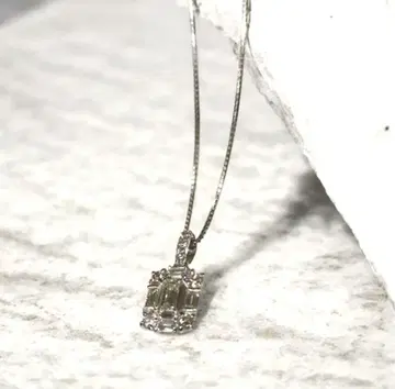 다이아 플라티나 목걸이 새상품급