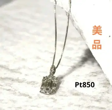 다이아 플라티나 목걸이 새상품급