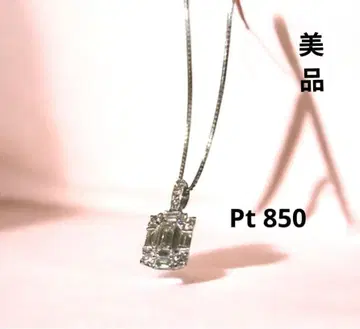 다이아 플라티나 목걸이 새상품급