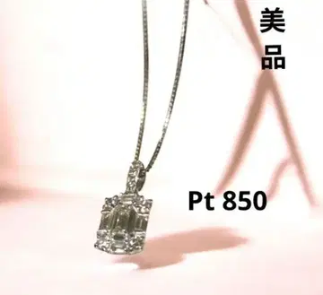 다이아 플라티나 목걸이 새상품급