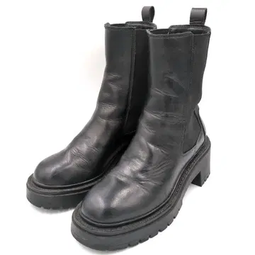 새상품급 ZARA 자라 사이드 고어 부츠 23cm 블랙