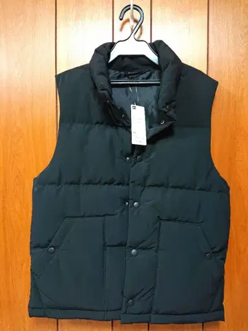 [ 미사용 택 포함 ] GU 히트 패디드 베스트(MEN) XS 블랙