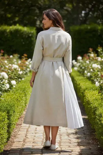 ELENDEEK (엘렌딕) 긴팔 롱 원피스