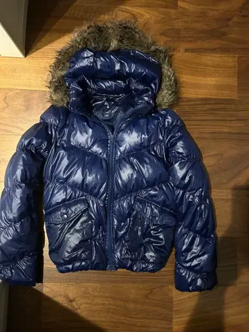 GAP 네이비 다운 자켓 S 사이즈 퍼 y2k