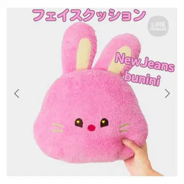 [ NewJeans ] bunini 페이스 쿠션 핑크 하니