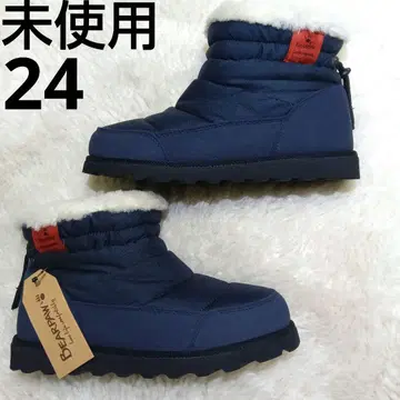 미사용 베어파우 스노우 부츠 라이트 그레이 택 포함 24cm K13