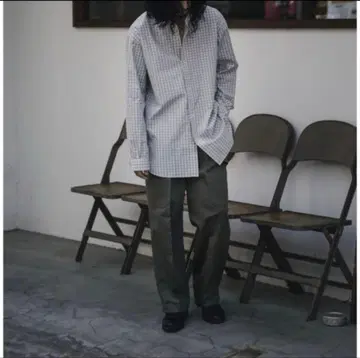 플란넬 깅엄 체크 셔츠 블루밍 앤 브랜치