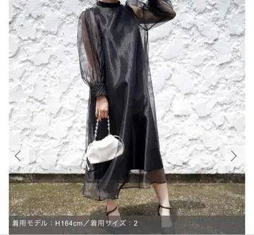 Acka. sheer 오버 원피스