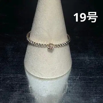 빈티지 패션반지 골드 19호 트위스트반지 싱글 스톤
