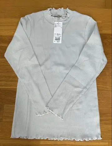 사만사 모스모스 배색 메로 리브 하이넥 이너