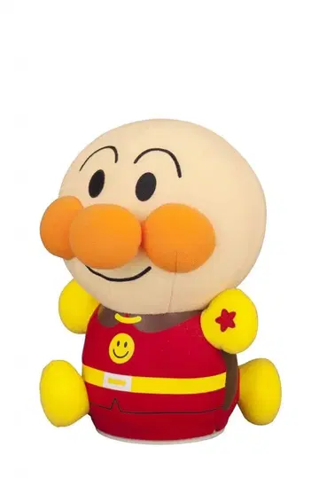 쫓고 쫓기는 호빵맨 봉제 인형 움직이는 호빵맨 행진 말하는