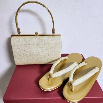 [ 새상품급 ] 니시진 비단 순수 실크 오비지 사용 고급 백 세트