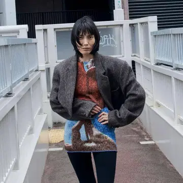 mediam Photo Knit pullover 니트