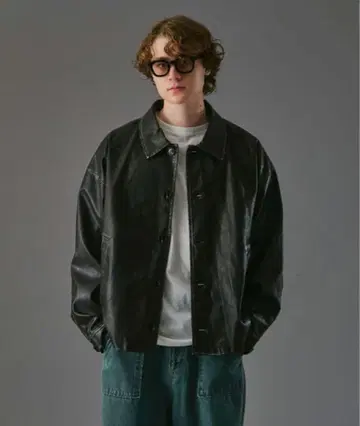 [ 메루카리 시중 특가 ] 새상품급 가죽 자켓 빈티지 WETTEMPT M