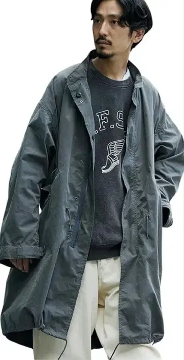 저널 M-65 피쉬테일 모즈 코트 라이너 포함