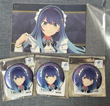 최애의 아이 별하늘 메이드 캔뱃지 특전 엽서 4점 쿠로카와 아카네