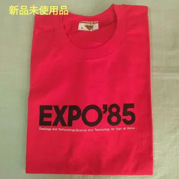 EXPO'85 빨간색 T셔츠 사이즈 M 레트로 VINTAGE
