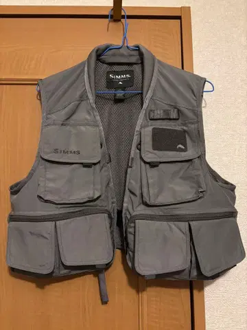 Simms 낚시용 조끼 그레이